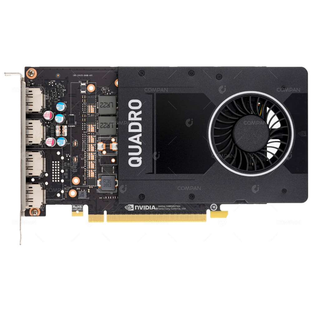PX8M5  DELL NVIDIA QUADRO P2200 5GB GDDR5X PCIE 3.0 X16 4X DISPLAY PORT GPU GRAPHICS ACCELERATOR